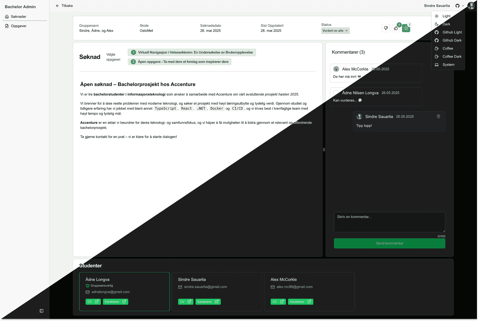 Admin Dashboard Themes